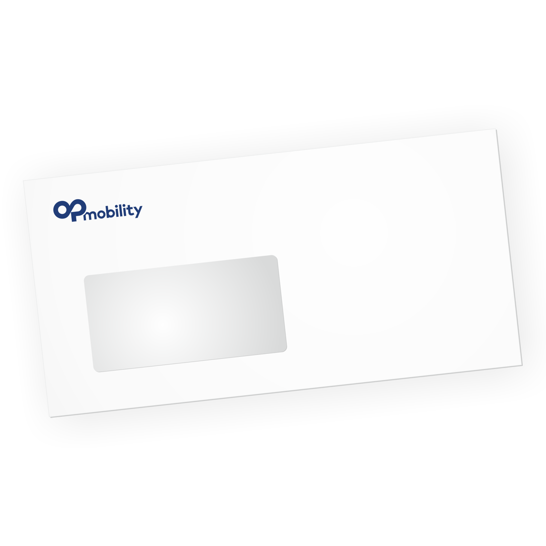 OPmobility Briefumschlag DIN lang