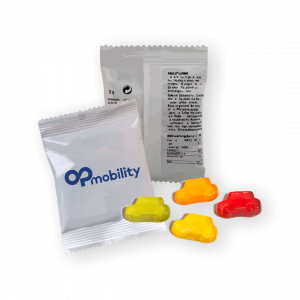 OPmobility Fruchtgummi-Tütchen Autos