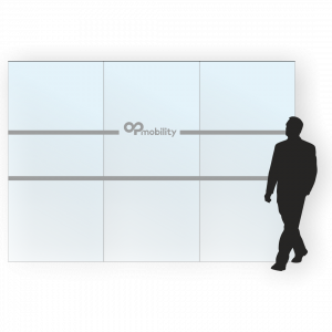 OPmobility Glasbeschriftung