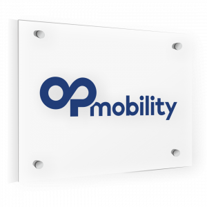 OPmobility Acrylglasschild