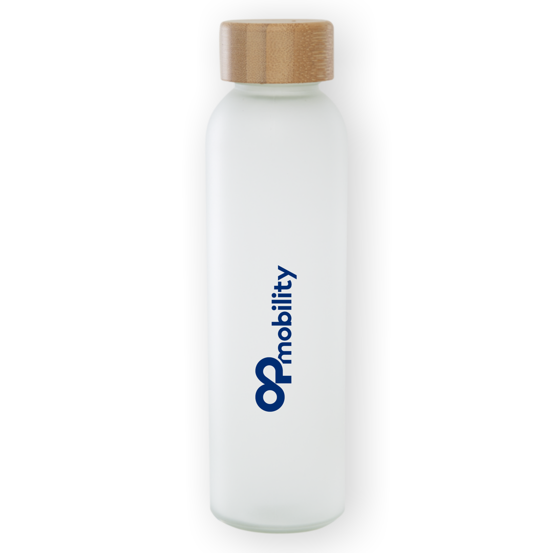 OPmobility Tinkflasche 500 ml Glas